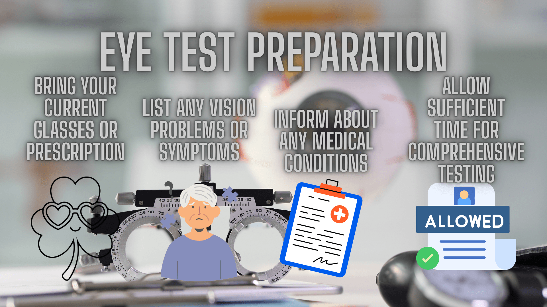 Eye Test Preparation